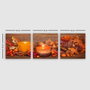 Wallity Conjunto de 3 Pinturas Decorativas en Lienzo Multicolor de 30x30 cm